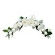 thumbnail image 2 of Boda Arco Flores Guirnalda Puerta Umbral Flor Para Telón De Fondo Decoración De Pared Blanco, 2 of 5