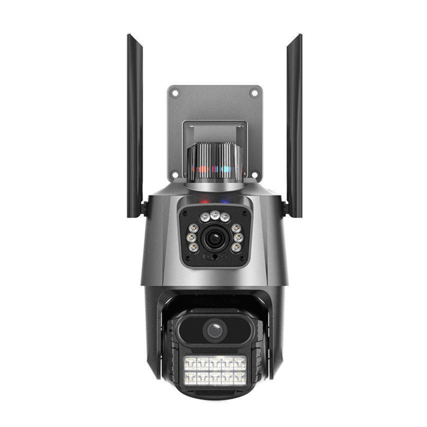 Genérico - Camara De Vigilancia Exterior Vision Nocturna 360°