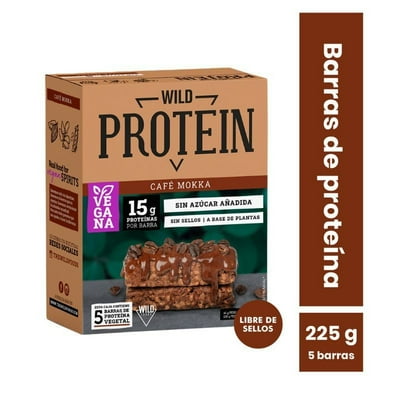 Barra Proteína Vegana Mokka 5 Un 225 G Wild Protein