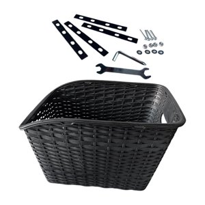 Magideal - Cesta Para Bicicleta, Portaequipajes Trasero Para Bicicleta, Gran Capacidad, Con Accesorios De Montaje, Cesta Para Portaequipajes De Ciclismo, Cesta