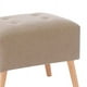 thumbnail image 2 of Pouf Niza Lino Natural, 2 of 3