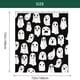 thumbnail image 4 of 1pc Scary Halloween Shower Curtain - Witch Pumpkin, Ghost, Skull, Butterfly, Death Moth Fabric - Waterproof - 72 x 72 Inches - Perfect for Kids and Boys Bathroom, 4 of 5