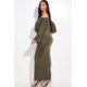 thumbnail image 4 of Conjunto de Dos Piezas de Vestido de Tirantes Midi de Rayón y Elastano Liso y Top con Capa Holgada., 4 of 5