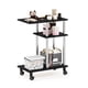 thumbnail image 1 of Mesa lateral Furinno Turn-N-Tube en forma de C con ruedas, color americano, 1 of 6