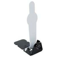 Magideal - Objetivo De Tiro Duradero, Soporte De Objetivo De Metal De Material Acero Al Carbono, Objetivo De Manual Ajustable Para Accesorios De Práctica De Depo S