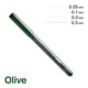 thumbnail image 2 of Multiliner Olive desechable 0.1 mm, 2 of 2