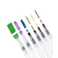Pinceles Para Acuarela Mr. Pen, 6 Unidades, Pinceles De Agua Recargables