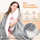 thumbnail image 5 of Manta eléctrica Mia&Coco, tamaño doble, franela, color gris calefactado, 5 of 8