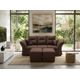 thumbnail image 1 of Living Horizonte 3 cuerpos + 2 pouf Tela Chocolate, 1 of 3