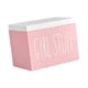 thumbnail image 3 of Soporte Para Tampones Para Estuche De Baño Con Tapa Para Accesorios De Baño, Madera Maciza, Color Rosa, 3 of 5
