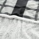 thumbnail image 2 of Frazada Polar-Sherpa Estampada 1.5 P Tartan Gris, 2 of 3