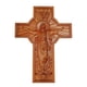 thumbnail image 3 of Crucifijo Salvador Jesús Cruz De Pared De Madera Tallada A Mano Para Inauguración De La Casa Resistente 26x20x1,8 Cm, 3 of 5