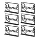 thumbnail image 3 of 6x Carteles De Mesa Reservados Decoración Reserva De Pie Para Oficina De Bodas, 3 of 5