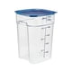 thumbnail image 2 of Recipiente Graduado Cuadrado Policarbonato 22 Litros. Con Tapa Azul, 2 of 4
