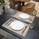 thumbnail image 2 of XmhyTop Juego de 6 Manteletes Individuales para Mesa, Hechos de PVC Resistente, Antideslizantes y Termorresistentes, Ideal para Hogares, Restaurantes y Cocinas, Estilo S, 45*30cm, Beige, 2 of 5
