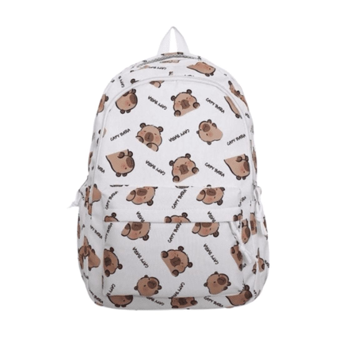 Genérico - Mochila Travel Para Estudiantes Capibara