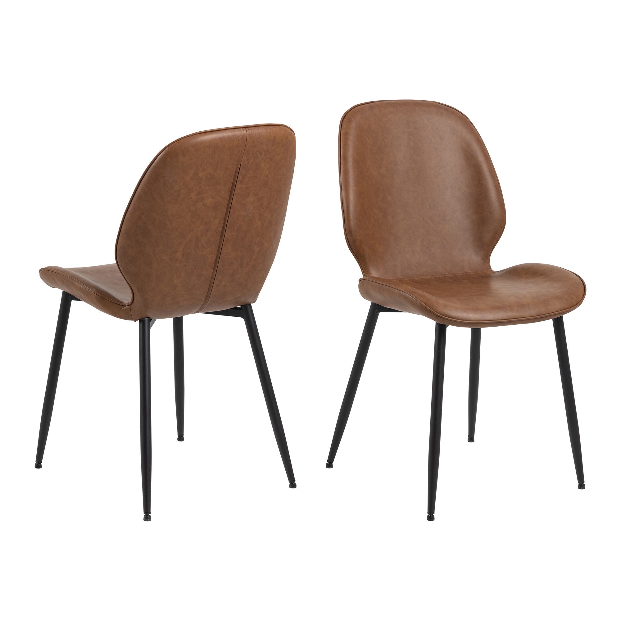 Mirkela - Silla Lotta Café Set De 2 Unidades