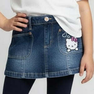 Falda Niña Hello Kitty Azul 4