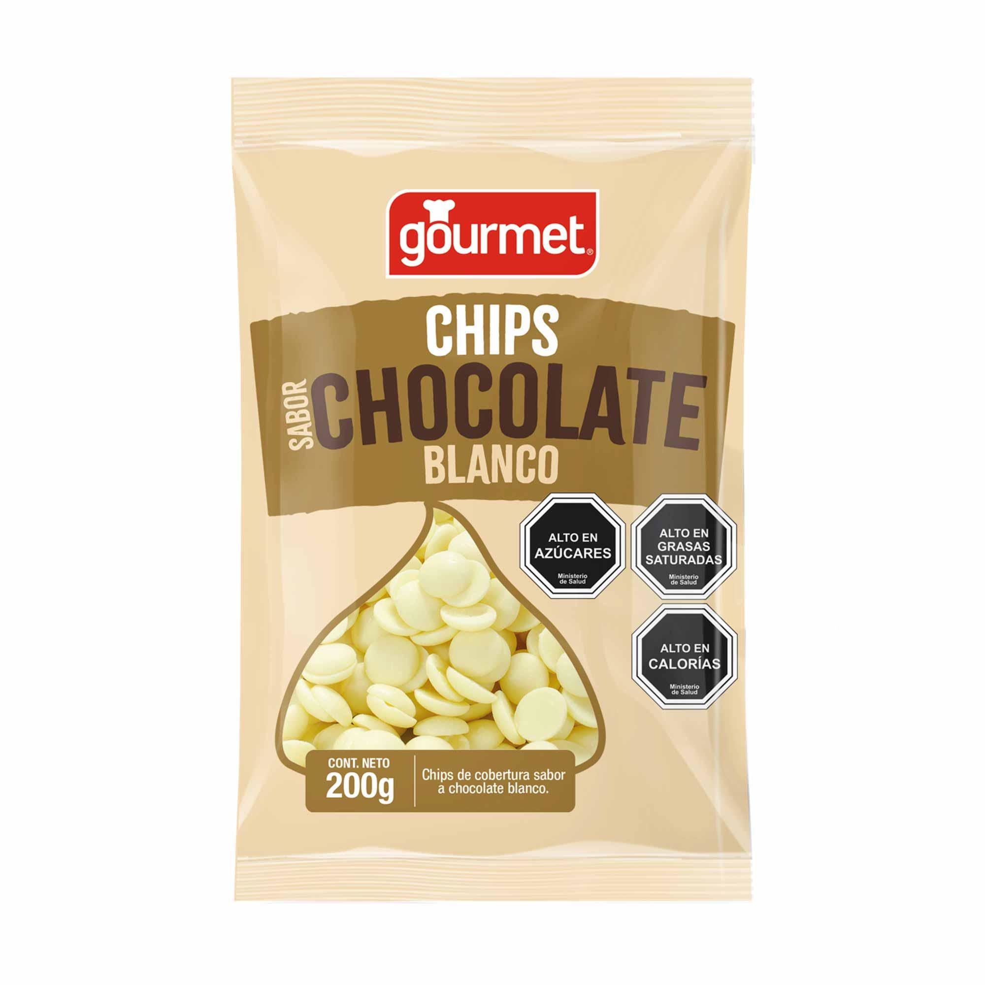 Chips Chocolate Blanco 200 gr Gourmet