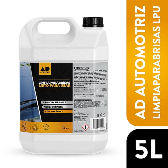 Ad Automotriz Limpia Parabrisas Lpu 5 L