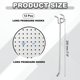 thumbnail image 2 of Uxcell 12 Pcs Ganchos para Tablero de Clavijas, Kit de Ganchos para Tablero de Clavijas de 7.9 Pulgadas Compatible con Tablero de Clavijas de 1/5" para Garaje, 2 of 7
