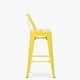 thumbnail image 4 of Taburete medio 66 Tolix Asiento metal c/resp Amarillo, 4 of 6