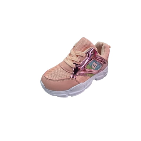Vinnys Outlet - Zapatilla Brillante Rosado Niña