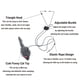 thumbnail image 3 of 2pcs Cat Toy Hanging Door Toy Contains Catnip Cat Interactive Toy Adjustable Cat Teasing Toy, 3 of 4