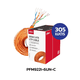 thumbnail image 2 of Cable de Red UTP Cat6 305Mts 23AWG CCA Dahua Naranjado, 2 of 3