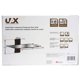 thumbnail image 4 of Estante de vidrio de montaje en pared UAX UAX1SLF para reproductores de DVD y más, 4 of 5