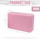 thumbnail image 2 of Yoga Blocks Septo (espuma, 9 x 15 x 23 cm, 2 unidades, para pilates), color rosa, 2 of 7