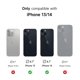 thumbnail image 2 of Funda SURITCH para iPhone 13/14 de 6.1 pulgadas con funda magnética negra, 2 of 8