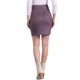 thumbnail image 3 of INSPIRE CHIC Falda de Mujer Imitación Ante Cintura Alta Casual con Cinturón Faldas Lápiz L Púrpura Oscuro, 3 of 6