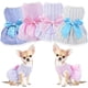 thumbnail image 1 of Vestido de verano para perros pequeños y niñas, paquete de 4, ropa para perros extra pequeños, ropa para mujer, 1 of 6