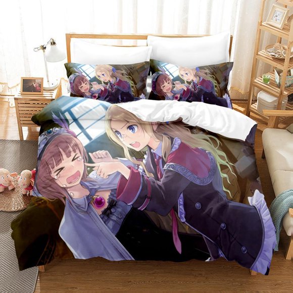Atelier Totori The Adventurer of Arland Bedding Set Single Twin Full Size Bed Set Teenager Bedroom Duvet cover Sets Bed Sheets