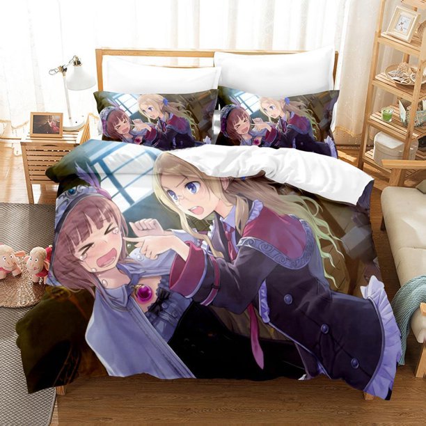 Atelier Totori The Adventurer of Arland Bedding Set Single Twin Full Size Bed Set Teenager Bedroom Duvet cover Sets Bed Sheets