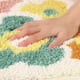 thumbnail image 3 of Alfombra de baño REGALWOVEN antideslizante, felpudo peludo para el suelo del baño, bañera y ducha Flor-1 16" x 24", 3 of 6