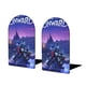 thumbnail image 1 of Onward Sujetalibros decorativos temáticos, tope para estantería con base antideslizante, uso dual para hogar y oficina - 2 piezas, 1 of 6