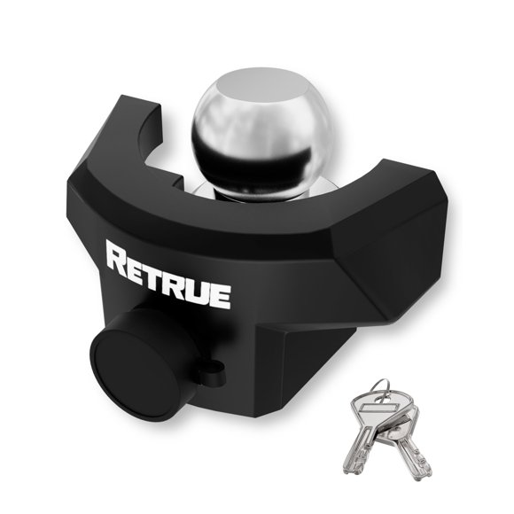 Candado para Remolque RETRUE 2" Acoplador de Bola Negro