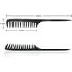 thumbnail image 2 of Cepillo desenredante para cabello con peine de dientes anchos, peine de peinado profesional de fibra de carbono negra, peine antiestático resistente al calor, adecuado para todo tipo de cabello., 2 of 6