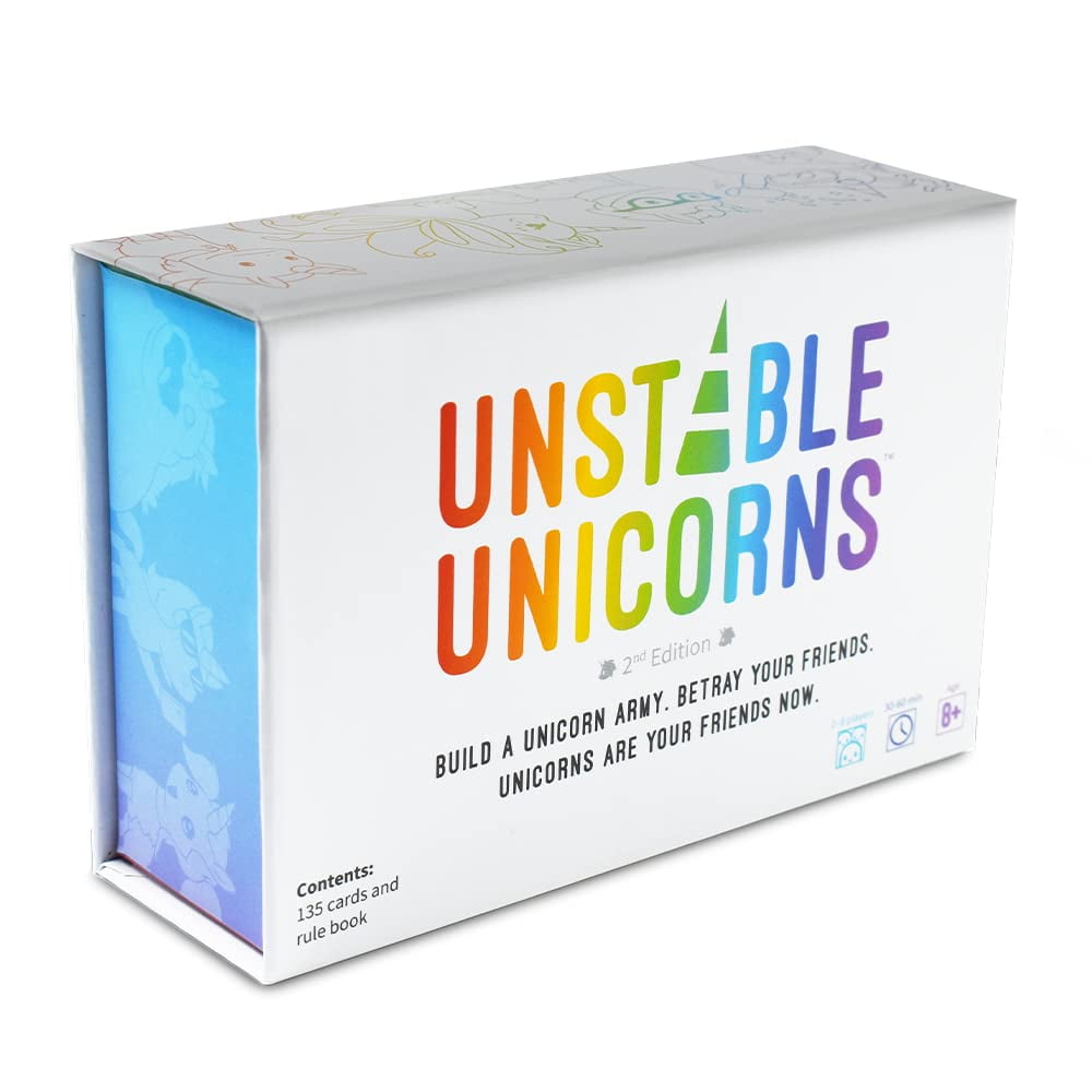 Juego De Cartas Unstable Games Unstable Unicorns Para Adultos Y Adolescentes