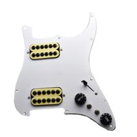 Magideal - Pastilla De De Guitarra Precableada Cargada, Piezas De Instrumentos De Cuerda, Pastilla De Guitarra Eléctrica Profesional Práctica Para Mont