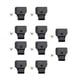 thumbnail image 1 of Paquete De 10 Conectores D-Tap Macho Para DSLR Rig Cable De Alimentación V-mount Anton Battery, 1 of 5