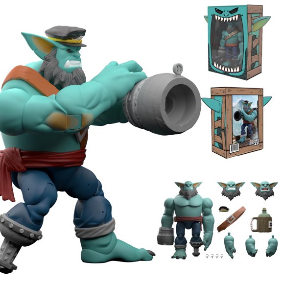 Figura de acción Plunderlings Tinker Skiff, escala 17 cm
