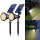 thumbnail image 1 of Focos solares APOMAO de 36 LED, 2200 mAh, blanco cálido, paquete de 2, 1 of 7