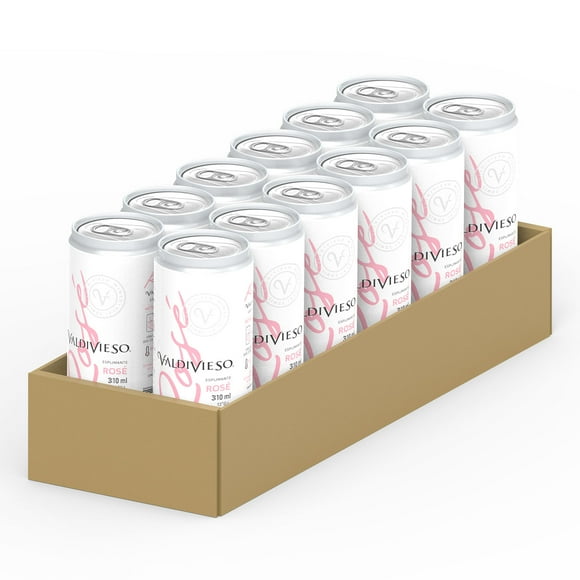 Bandeja x12 Esp en lata Rosé Valdivieso 310ml 12°
