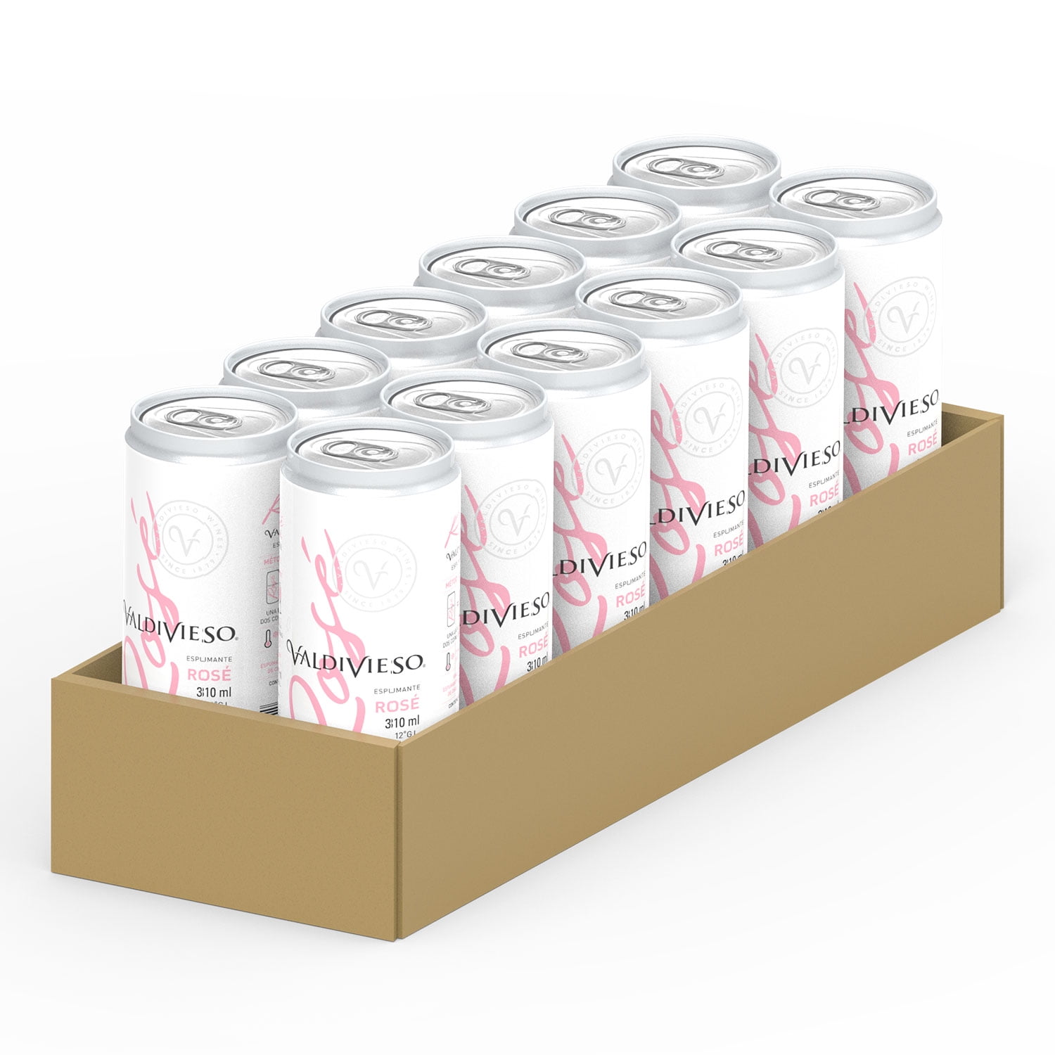 Bandeja X12 Esp En Lata Rosé Valdivieso 310ml 12°