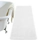 thumbnail image 1 of Alfombra de baño LOCHAS Luxury Shaggy, 60 x 180 cm, absorbente, color blanco, 1 of 3