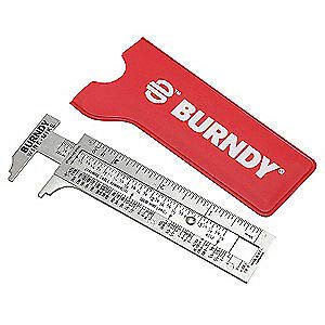 Calibrador de alambre Burndy de acero inoxidable Wiremike