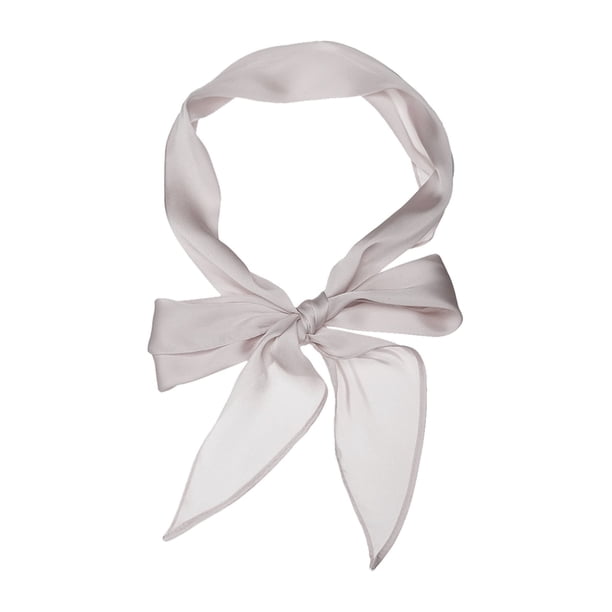 INSPIRE CHIC Bufanda de Color Sólido para Mujer, Pañuelos Puros, Pañuelo Largo para el Cuello, Banda para el Cabello, Rosa Polvoriento